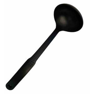 Vtg Black Nylon Cooking  Serving Ladle Plastic Handle 11” Comfort Grip Soup